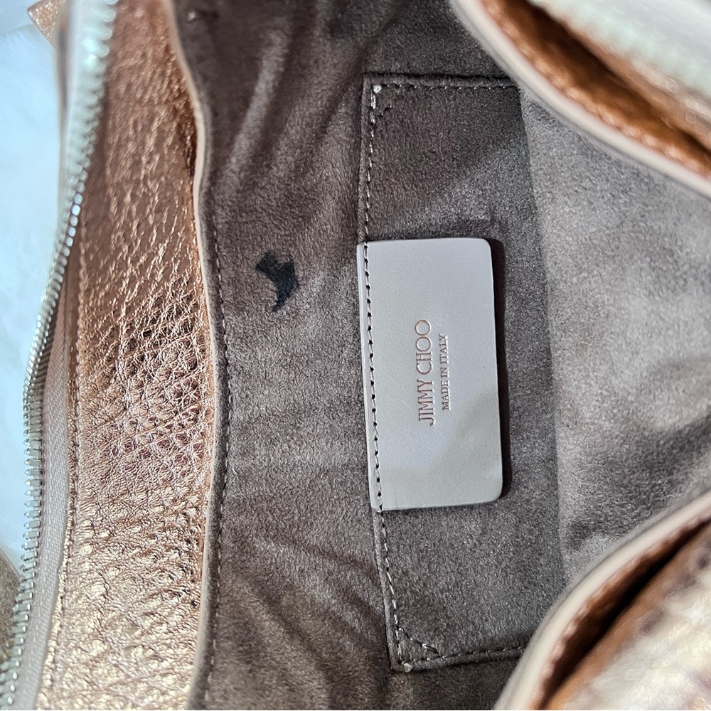 Jimmy Choo Women's Metallic Rose Gold bag - Picture 9 of 14